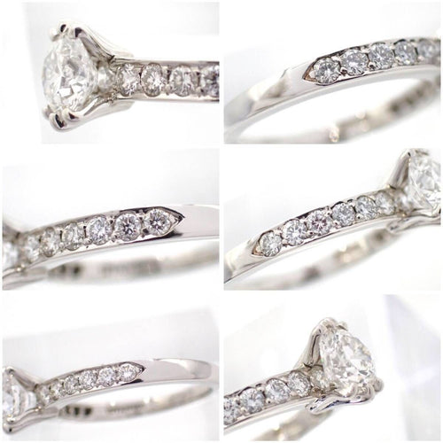 Tiffany Ring Co. 0.59Ct Irid.Plat 9.5 4788