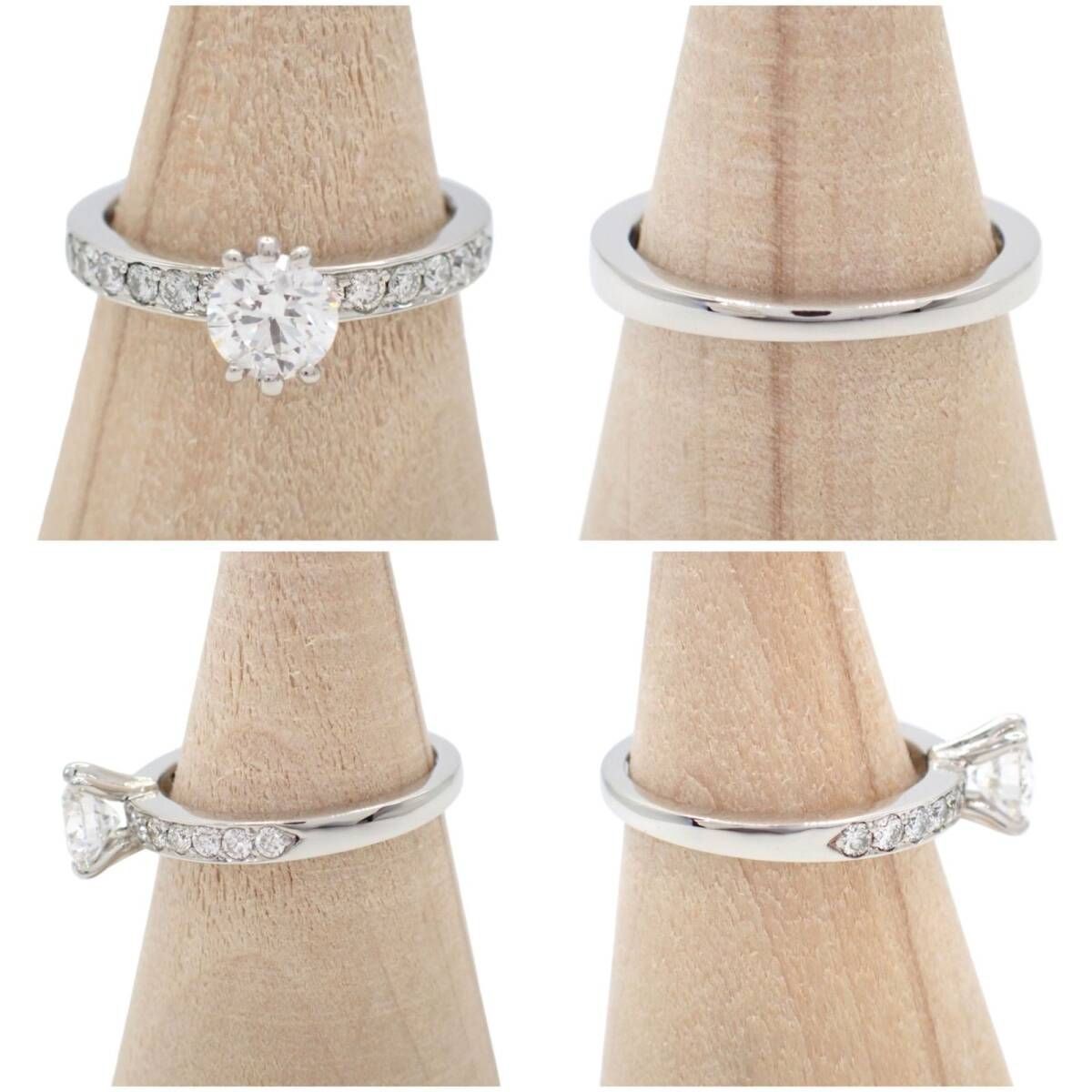 Tiffany Ring Co. 0.59Ct Irid.Plat 9.5 4788