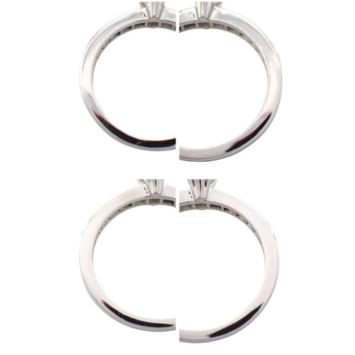 Tiffany Ring Co. 0.59Ct Irid.Plat 9.5 4788