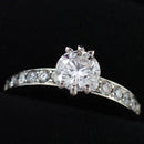 Tiffany Ring Co. 0.59Ct Irid.Plat 9.5 4788