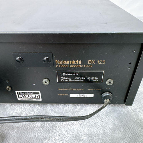 Nakamichi Cd, Md Cassette Decks B73 Bx-125