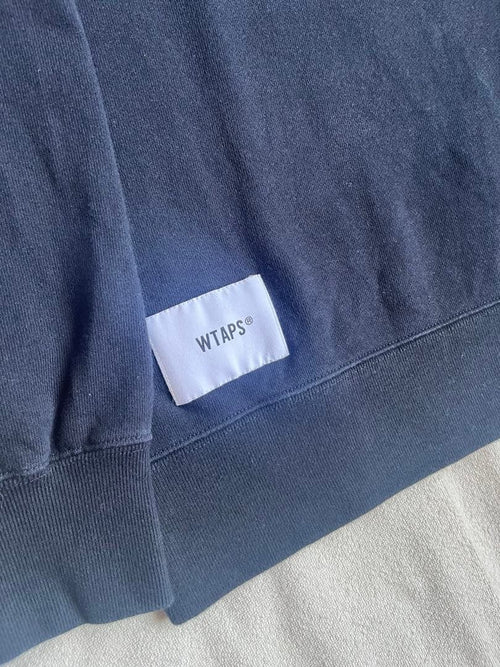 Wtaps Trainer Sweatshirts Aon Sweater Cotton Navy 25Aw L