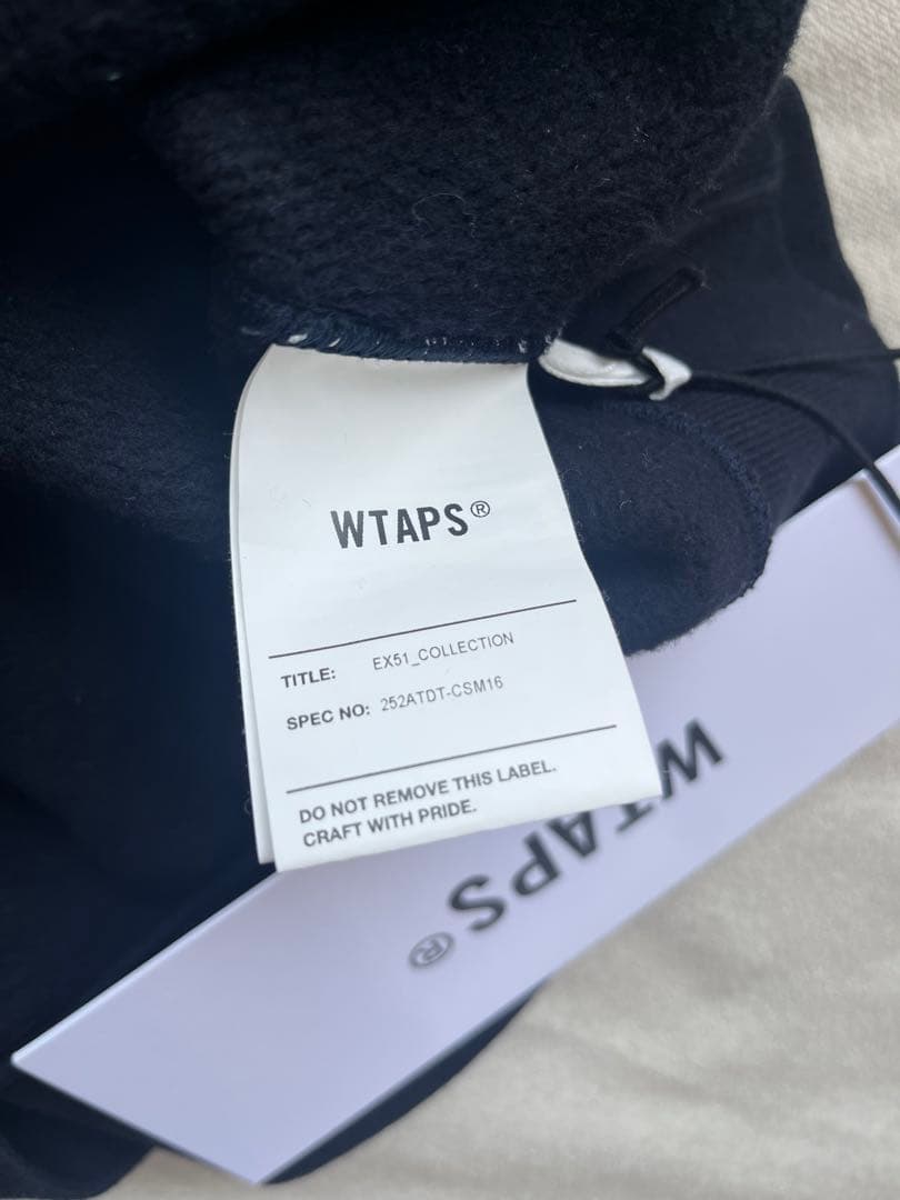 Wtaps Trainer Sweatshirts Aon Sweater Cotton Navy 25Aw L