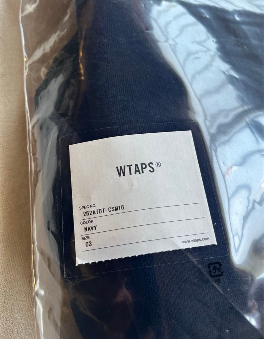 Wtaps Trainer Sweatshirts Aon Sweater Cotton Navy 25Aw L