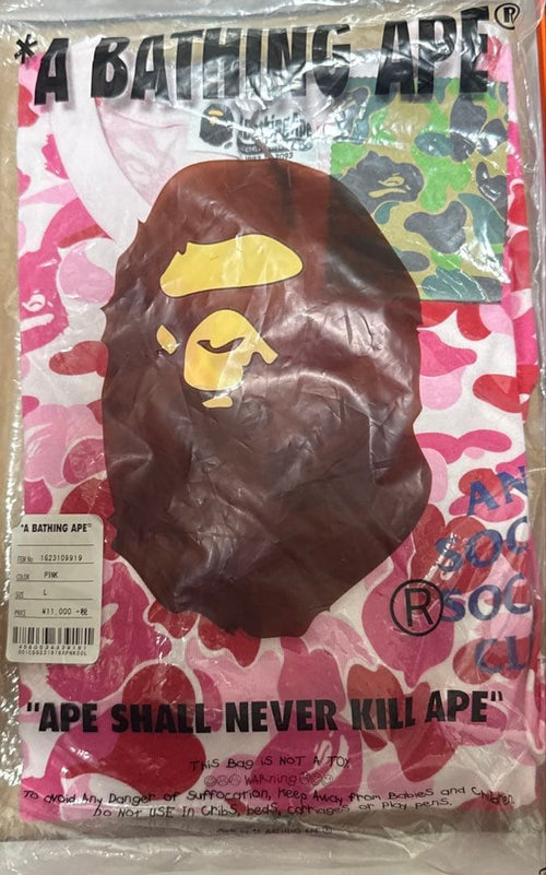 A Bathing Ape T-Shirts X Assc Abc Camo Tee L