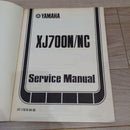 Catalogs Manuals Yamaha Xj700 N/Nc