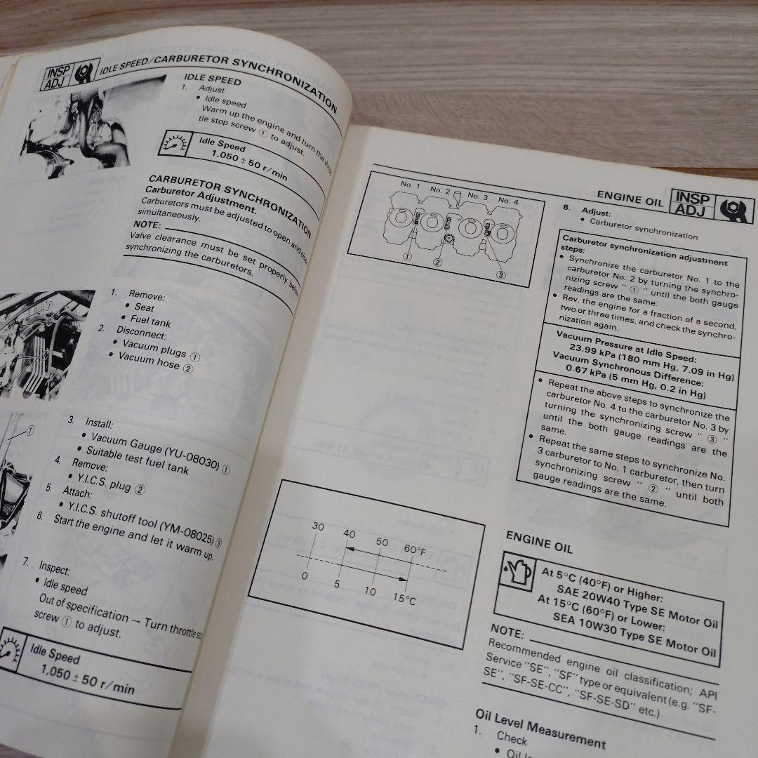 Catalogs Manuals Yamaha Xj700 N/Nc