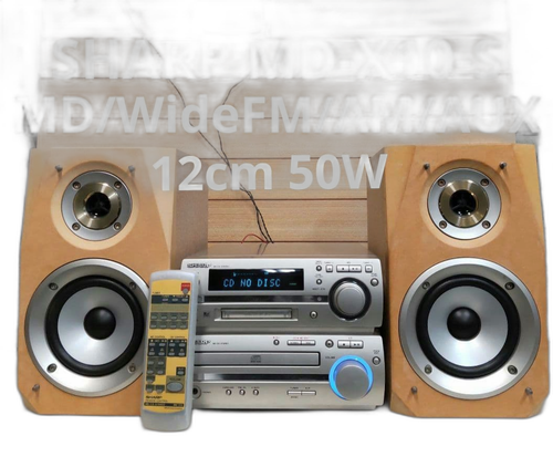Sharp Mini -Component Md/Widefm/Am/Aux 50W 6