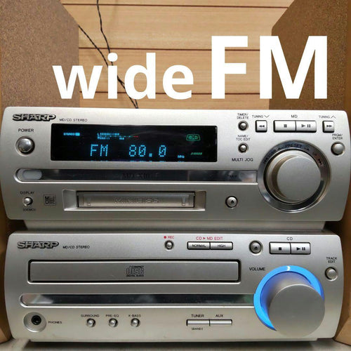 Sharp Mini -Component Md/Widefm/Am/Aux 50W 6