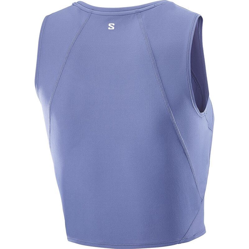 Salomon Short Sleeve (T -Shirt) Shakeout Bliss Tanklette Womens Marlin