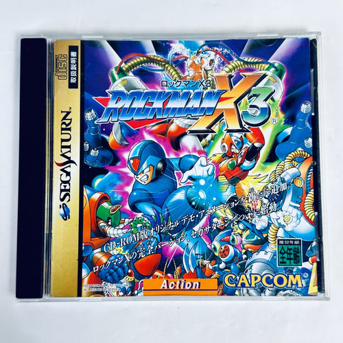 Soft Ss Sega Saturn X3 Rockman