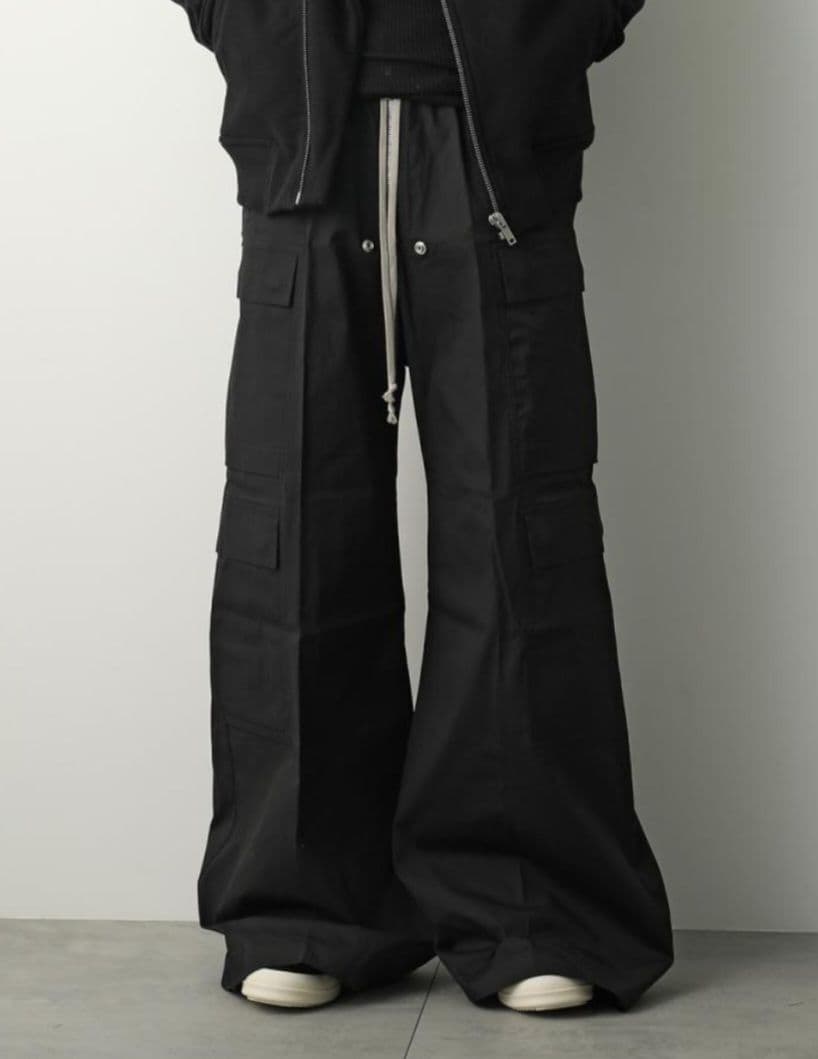 Rick Owens Work Pants, Cargo Painter'S Cargobelas Ru01F2339 Te