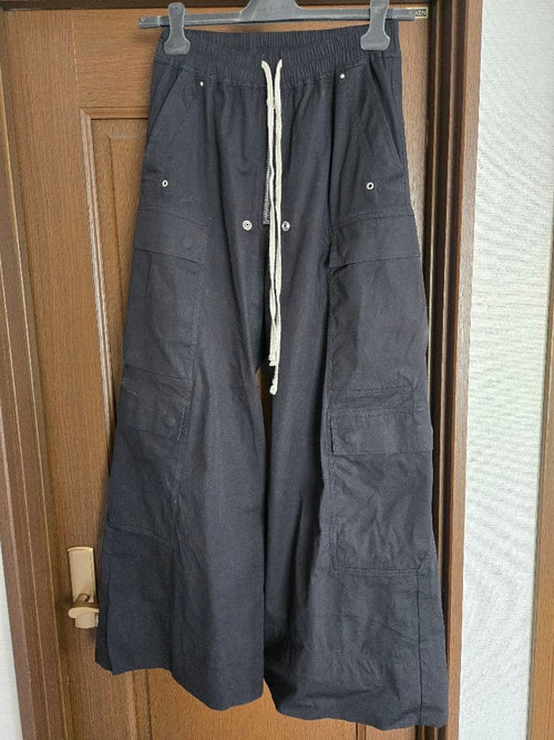 Rick Owens Work Pants, Cargo Painter'S Cargobelas Ru01F2339 Te