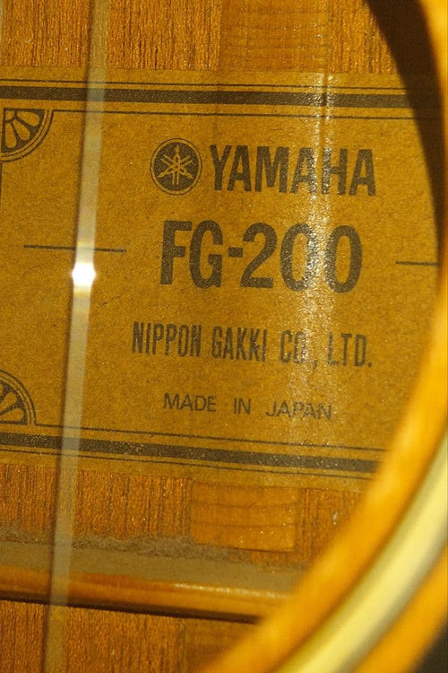 Yamaha Acoustic Guitars Fg-200
