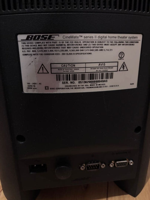 Bose Speakers Cinemate Series Ii
