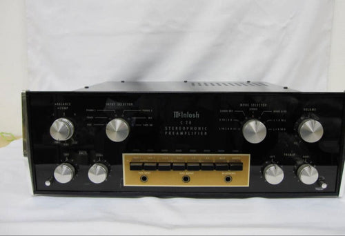 Preamplifiers Mcintosh C28 Stereophonic Preamplifier