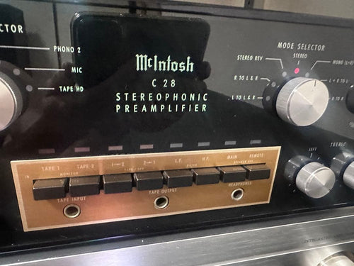 Preamplifiers Mcintosh C28 Stereophonic Preamplifier