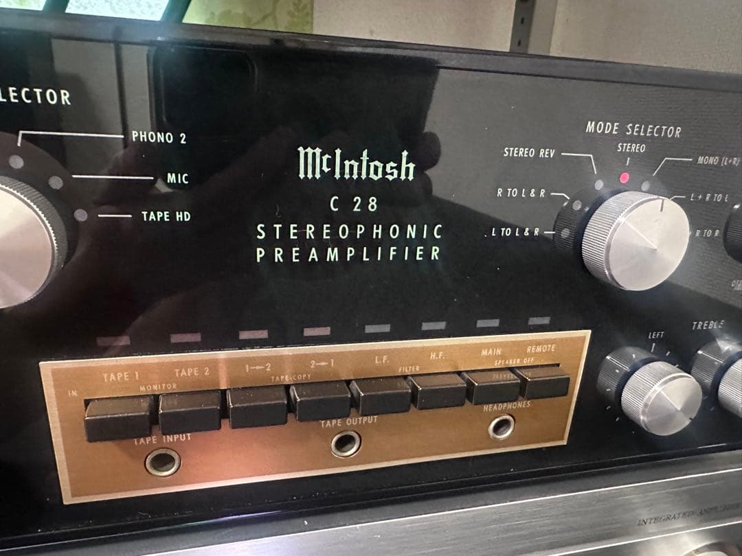 Preamplifiers Mcintosh C28 Stereophonic Preamplifier