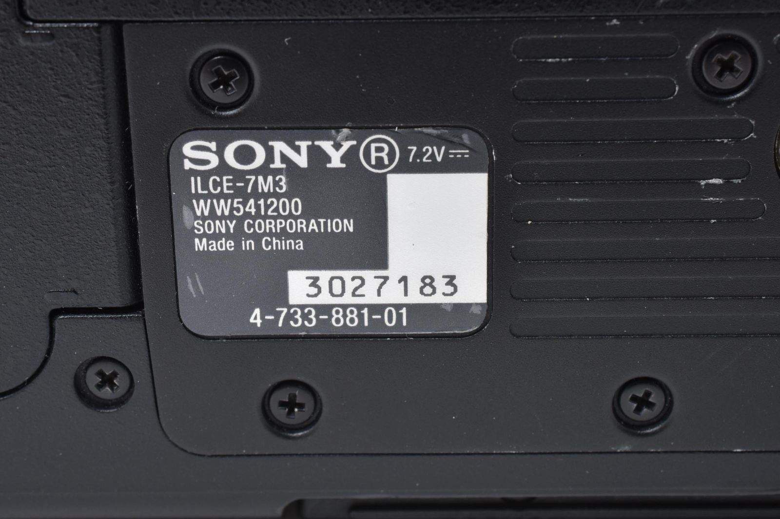 Mirrorless Interchangeable Lips Sony A7Iii Ilce-7M3