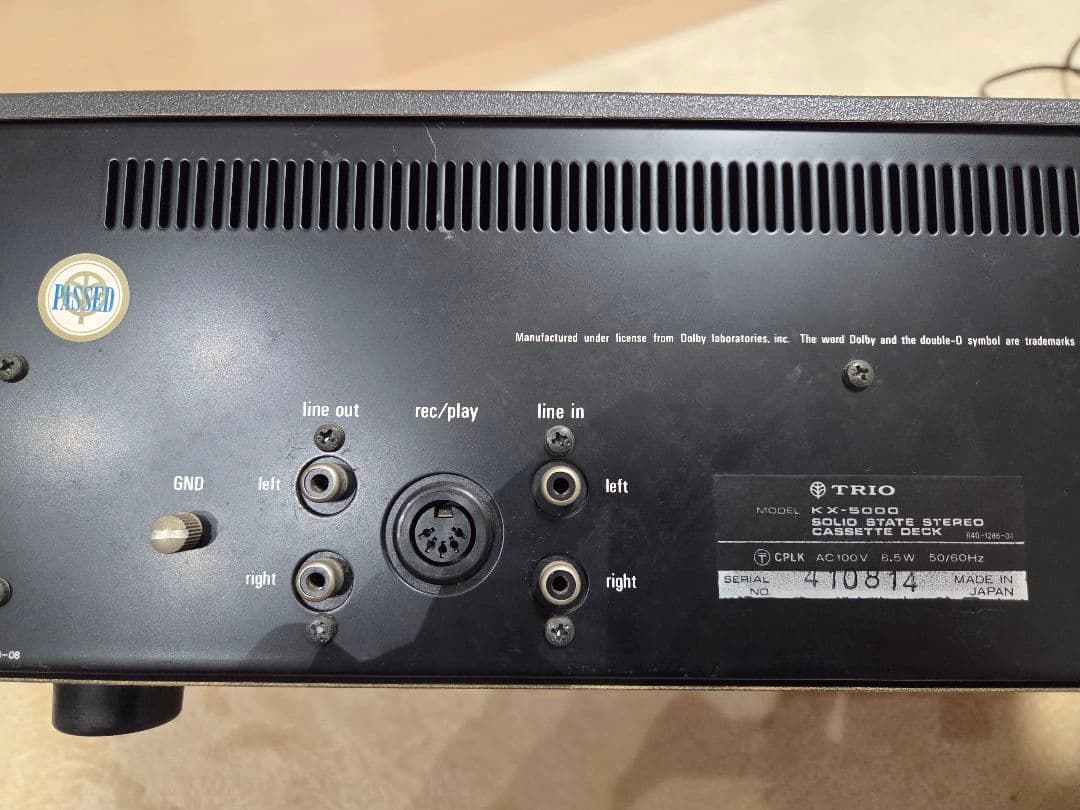 Cd, Md Cassette Decks Trio Kx-5000