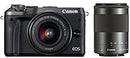 Digital Slr )Canon Eos M6 Ef-M15-45Mm/Ef-M55-200Mm Eosm6Bk-Wzk