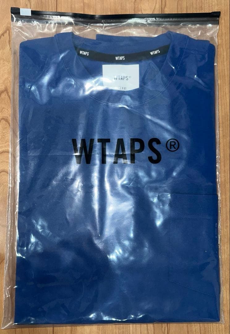 Wtaps T-Shirts 25Ss Insect Ss Cotton Blue L