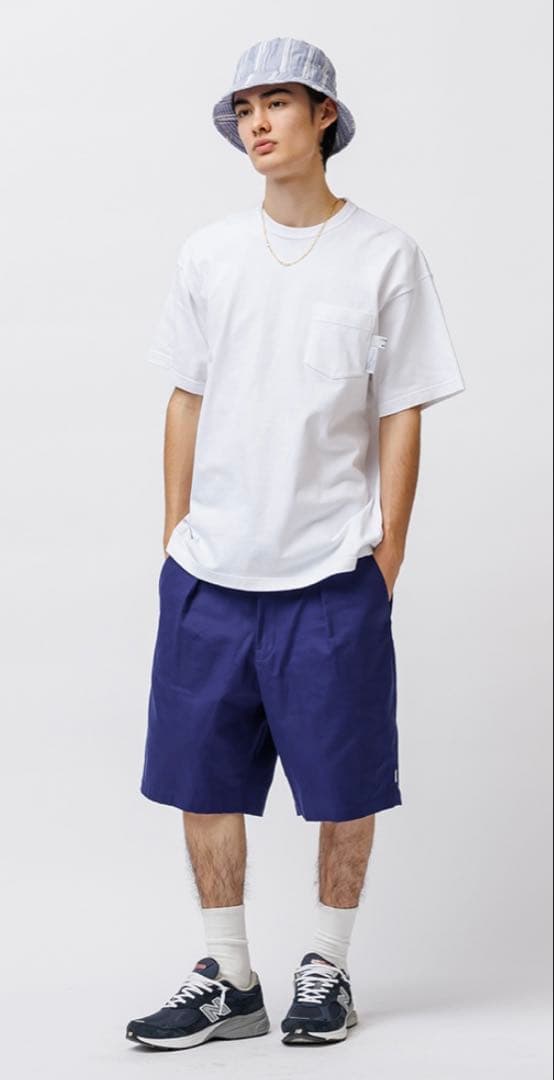 Wtaps T-Shirts 25Ss Insect Ss Cotton Blue L