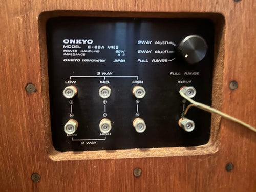 Onkyo Speakers E-63A Mk2