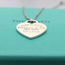 Tiffany Necklaces Sv925