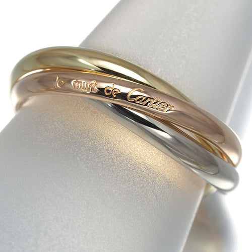 Cartier Ring Xs 49 K18Yg/Wg/Pg #196468