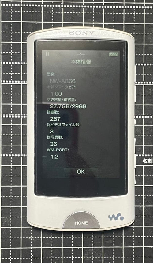 Sony Digital Audio Players Walkman Nw-A866 32Gb