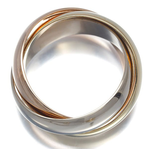 Cartier Ring Xl 51 K18Yg/Wg/Pg #190097