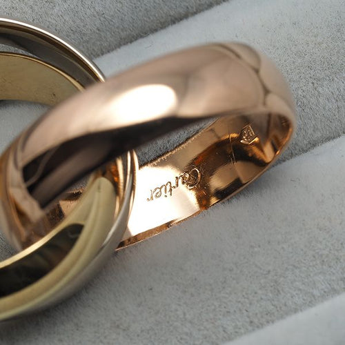 Cartier Ring Xl 51 K18Yg/Wg/Pg #190097