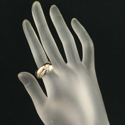 Cartier Ring Xl 51 K18Yg/Wg/Pg #190097