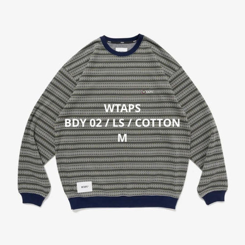 Wtaps Medium/Long-Sleeve T-Shirts Bdy 02 Ls Cotton 2 M