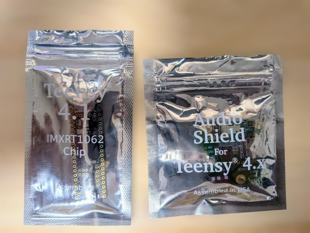 Experiments Crafts Teensy 4.1 Audio Shield