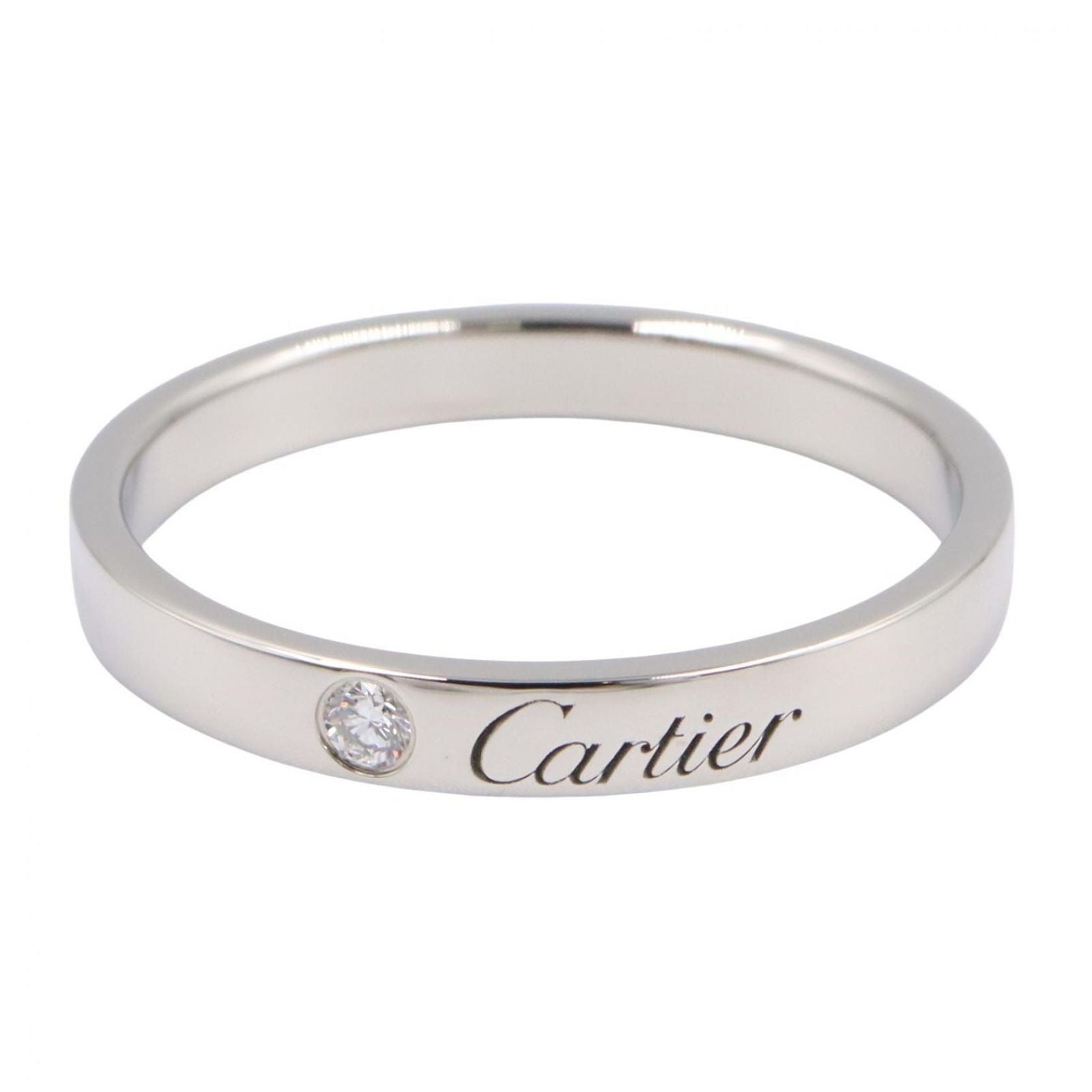 Cartier Ring C 1Pd Pt950 Used A