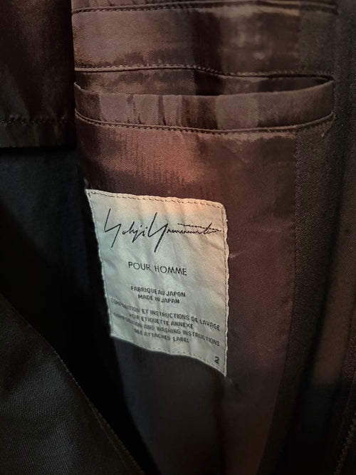 Yohji Yamamoto Pour Homme Balmacaan Coats