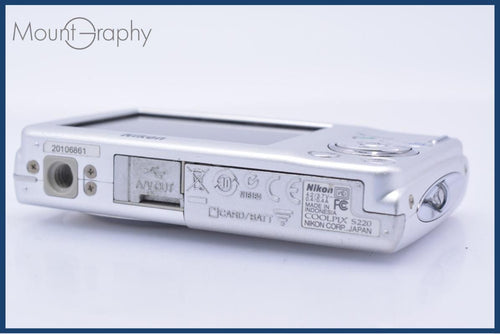 Compact Digital Camera Nikon Coolpix S220 3X #Yk8156