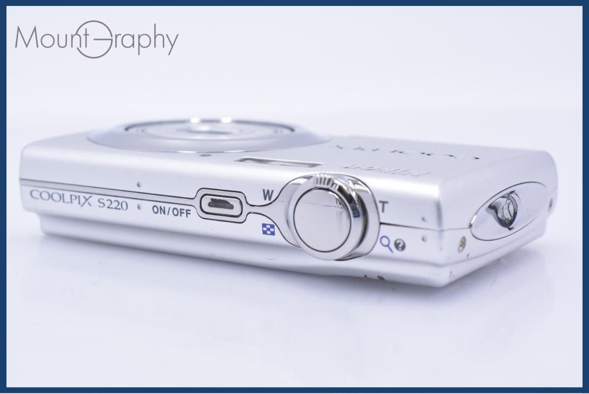 Compact Digital Camera Nikon Coolpix S220 3X #Yk8156