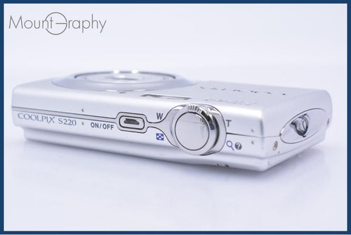 Compact Digital Camera Nikon Coolpix S220 3X #Yk8156