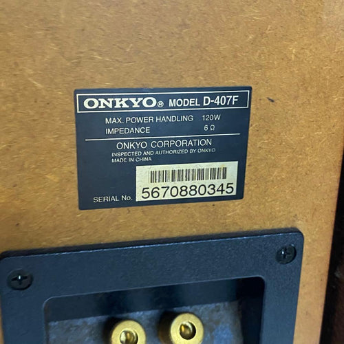 Onkyo Speakers D-407F B730