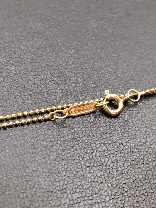 Tiffany Necklace Co. K18 750 J2220