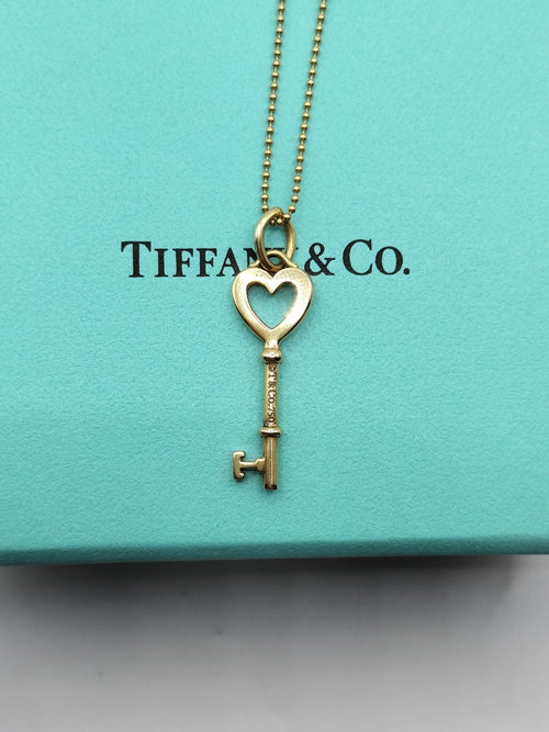 Tiffany Necklace Co. K18 750 J2220