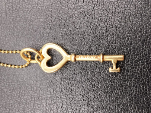 Tiffany Necklace Co. K18 750 J2220