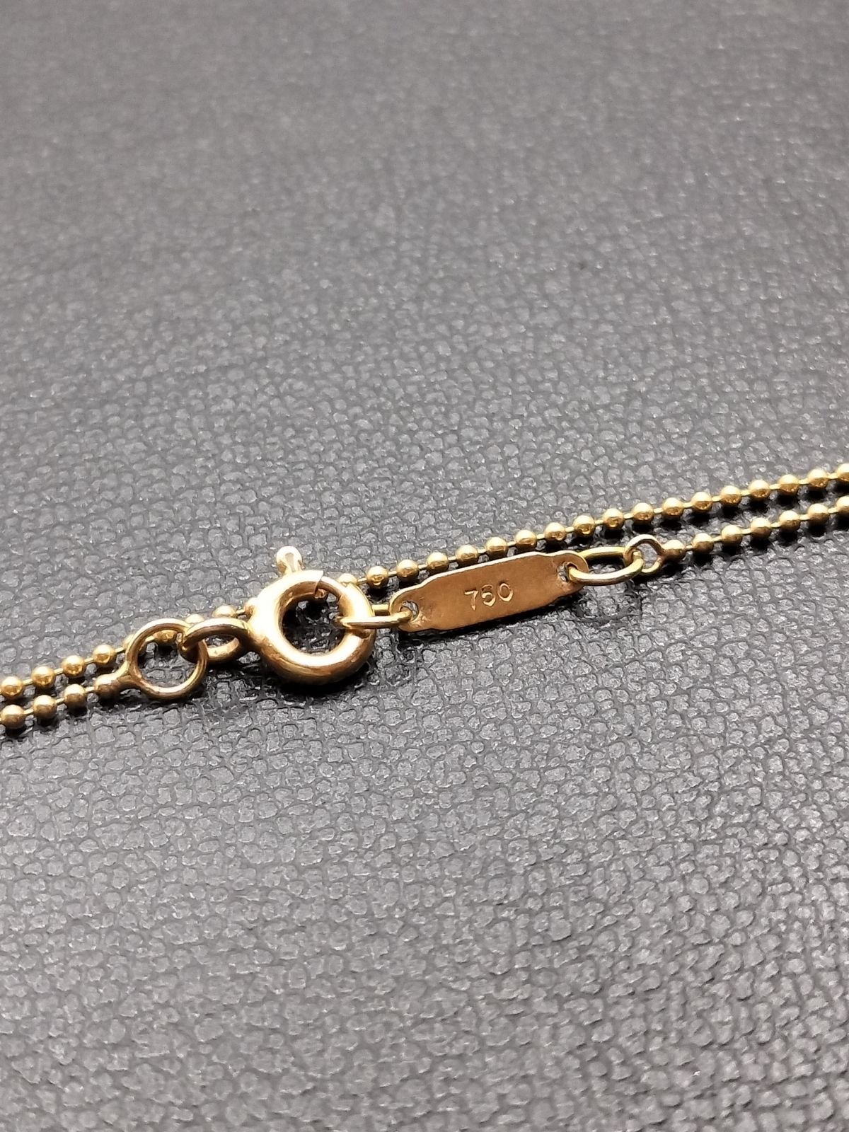 Tiffany Necklace Co. K18 750 J2220