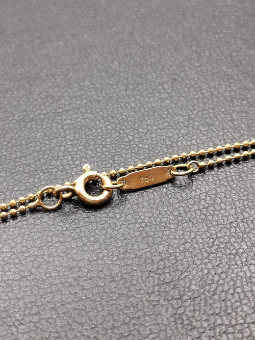 Tiffany Necklace Co. K18 750 J2220