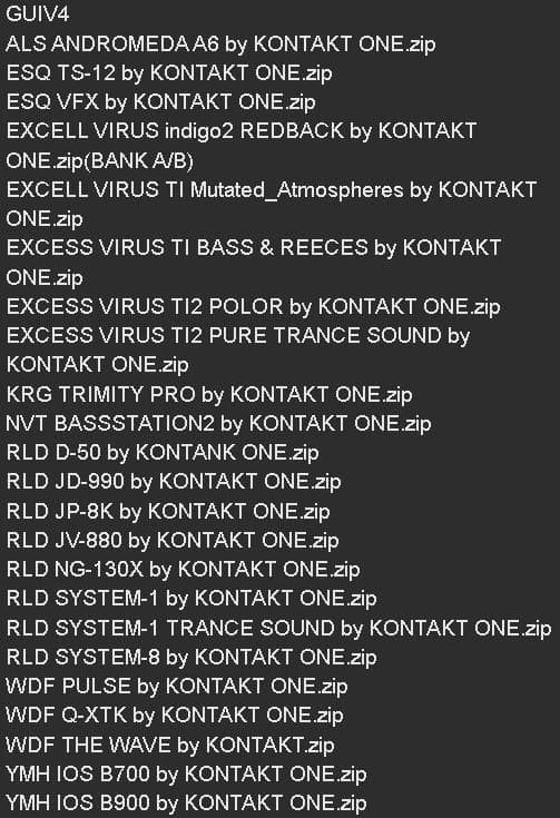 Software Instruments Kontakt Hdd