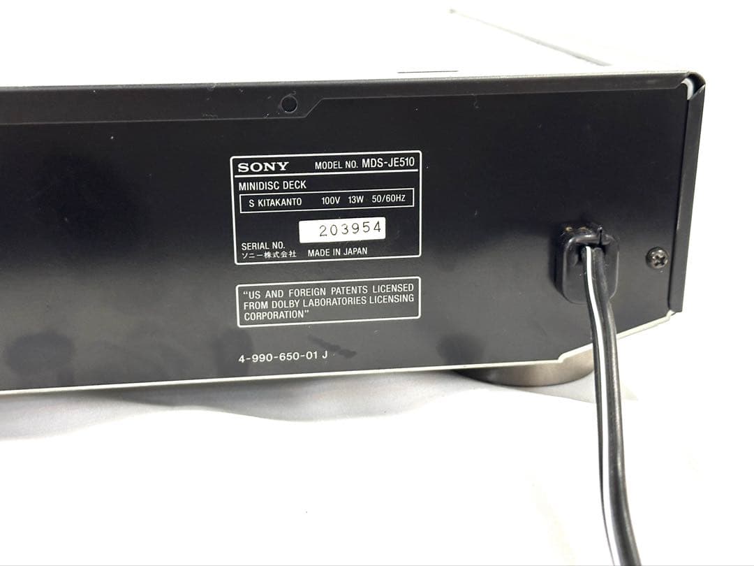 Sony Others Mds-Je510
