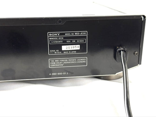 Sony Others Mds-Je510